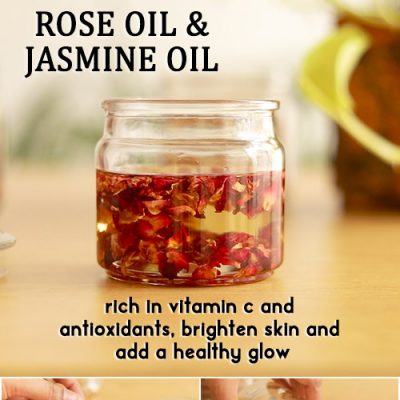 How to make ROSE AND JASMINE OIL for glowing skin