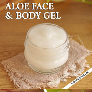 ALOE VERA FACE AND BODY GEL for clear and glowing skin