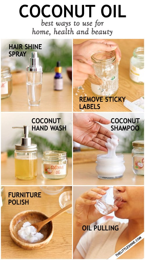 BEST COCONUT OIL USES for home, health and beauty