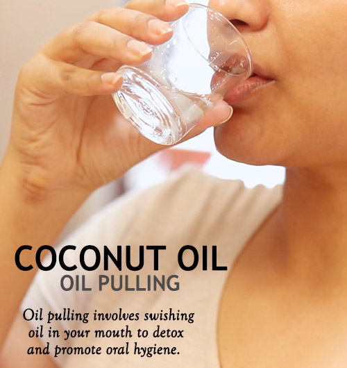 Coconut oil Oil pulling