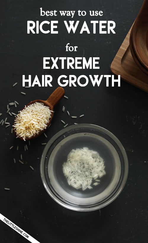 RICE WATER for extreme hair growth