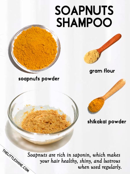 Gram flour shampoo - 