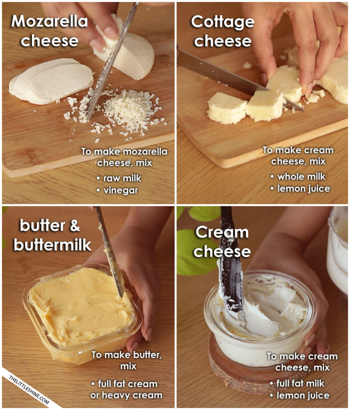 VIDEO Make cream cheese, cottage cheese and mozzarella cheese at home