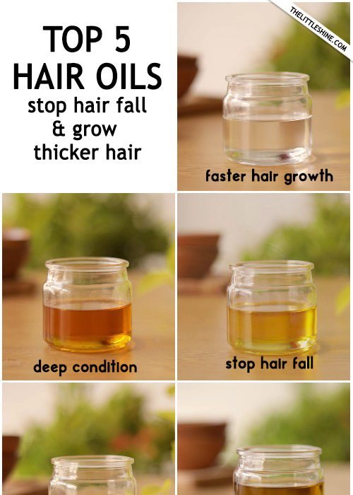 Top 5 best hair oils to stop hair fall and grow thicker hair