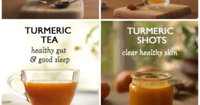 TURMERIC DRINKS for health and beauty