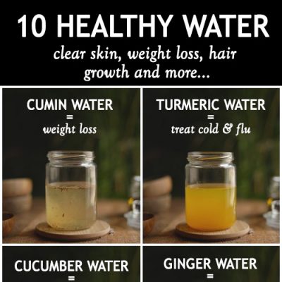 10 HEALTHY WATER RECIPES