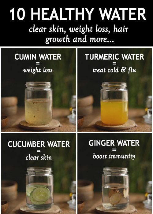 10 HEALTHY WATER RECIPES