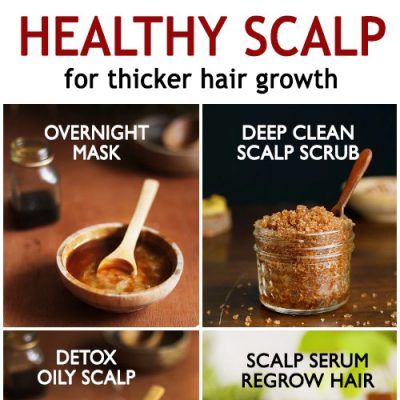 HEALTHY SCALP for thicker hair growth