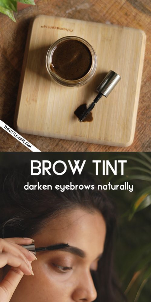 How To Make DIY Eyebrow Tint At Home - The Little Shine