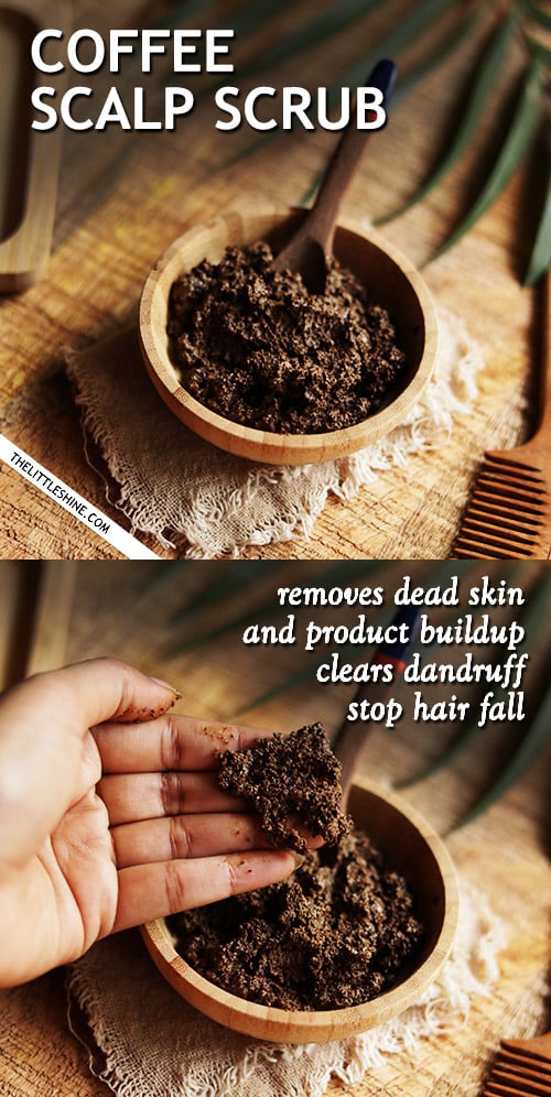 COFFEE SCALP SCRUB - remove dead skin and stimulate scalp