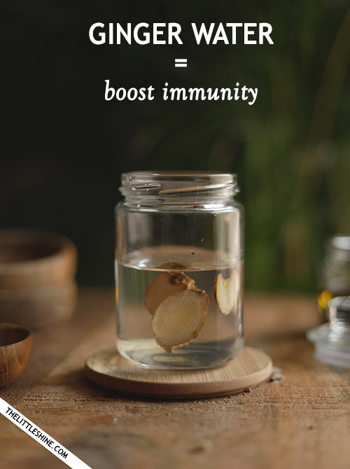 Ginger Water - boost immunity