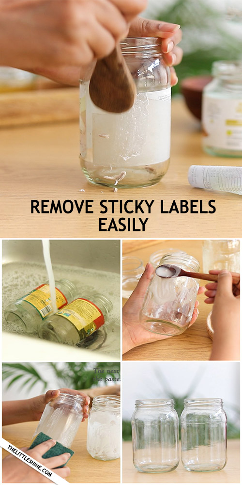 2 ingredient GOO GONE - remove sticky labels easily
