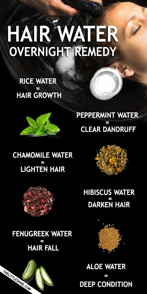 Overnight Hair Water Treatments