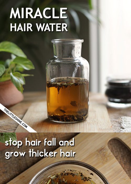 MIRACLE HAIR WATER to regrow hair
