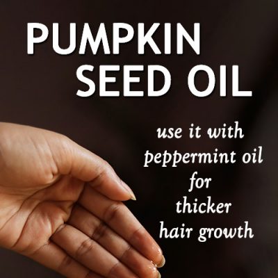 Pumpkin seed oil Overnight Hair Treatment for thicker hair