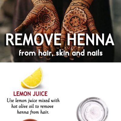How To Remove Henna Colour From Hair, Skin, And Nails