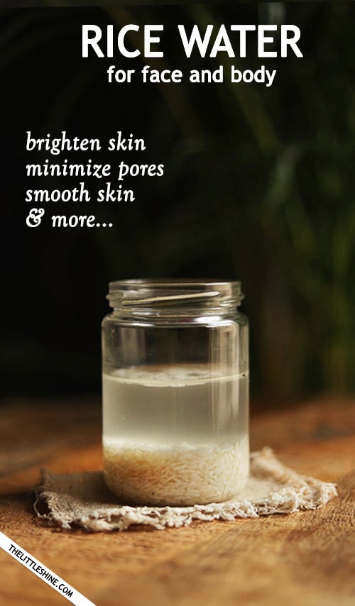 Rice Water For clear and Healthy Skin