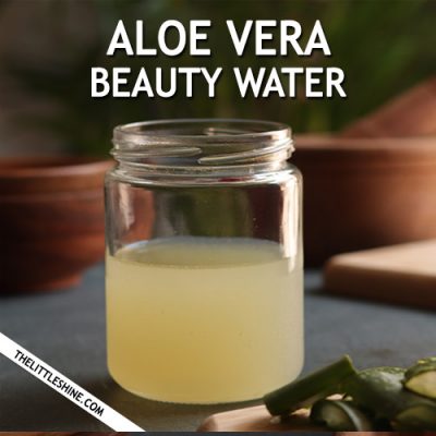 ALOE VERA BEAUTY WATER to clear acne and stop hair fall