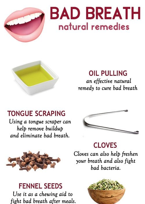Stop bad breath with these remedies