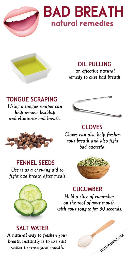 Stop bad breath with these remedies