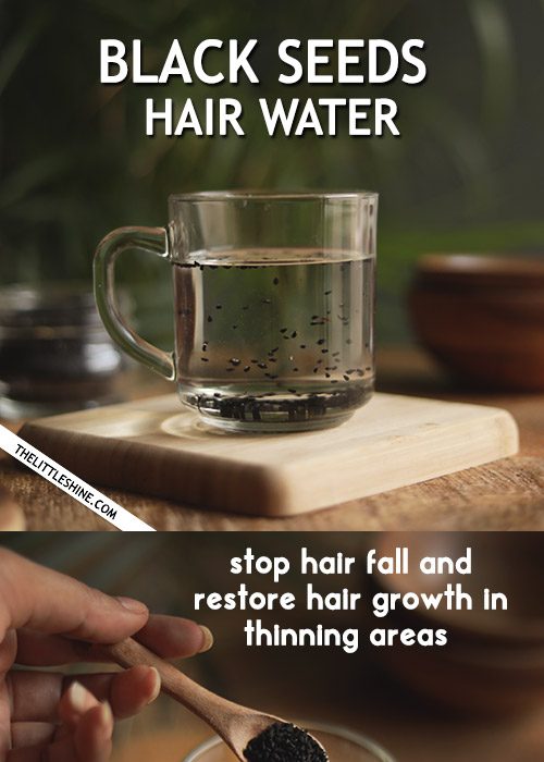 BLACK SEEDS HAIR WATER for thinning hair