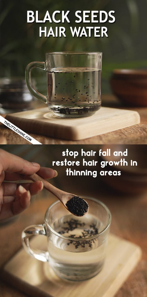 BLACK SEEDS HAIR WATER for thinning hair