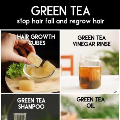 Green tea is the best remedy for hair loss