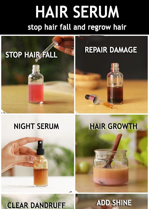 NATURAL HAIR SERUM for longer stronger hair