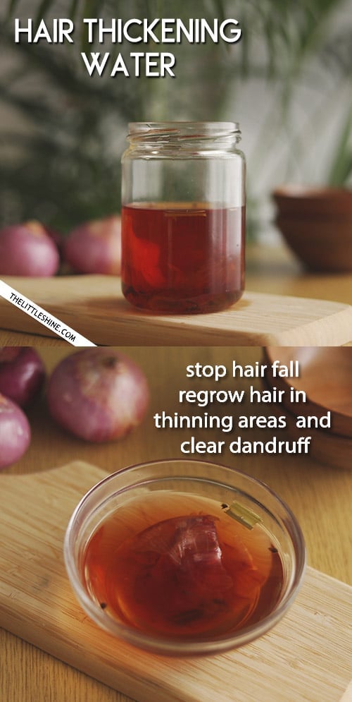 HAIR THICKENING WATER to regrow thinning hair