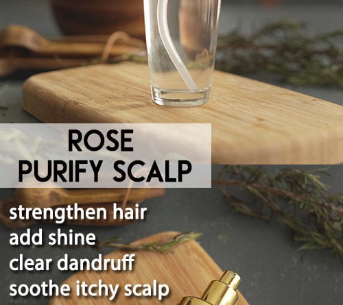 ROSE TO PURIFY SCALP AND CLEAR DANDRUFF