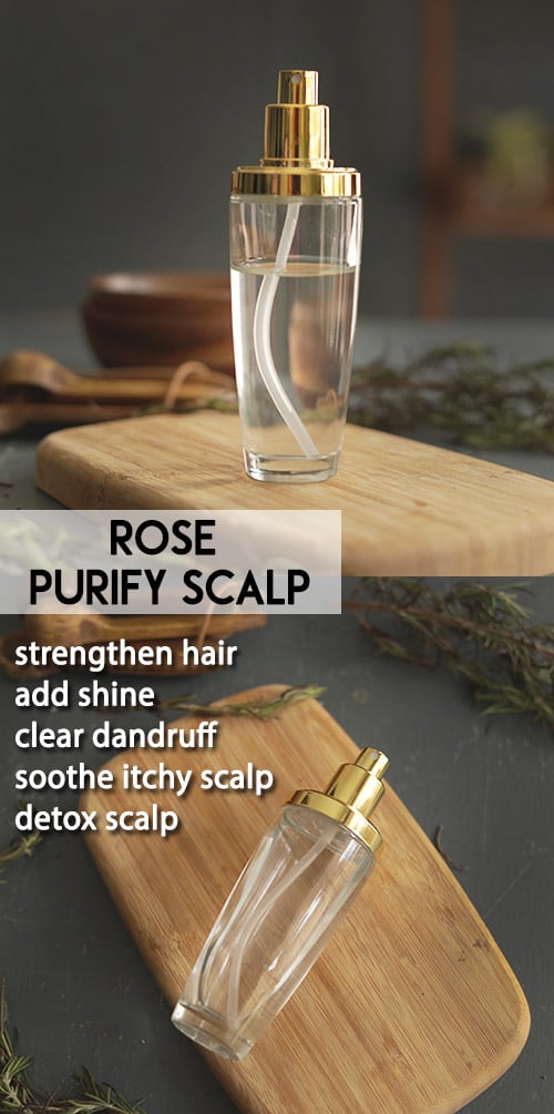 ROSE TO PURIFY SCALP AND CLEAR DANDRUFF