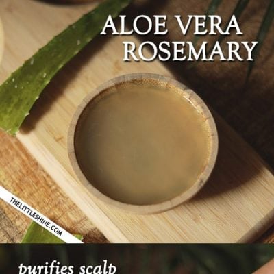 Exfoliate scalp, remove dead skin, stop hair fall with aloe vera and rosemary