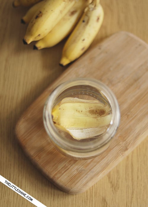 How to make banana peel tea