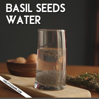 BASIL SEEDS for glowing skin and healthy hair