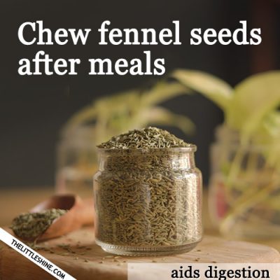 Eating Fennel Seeds