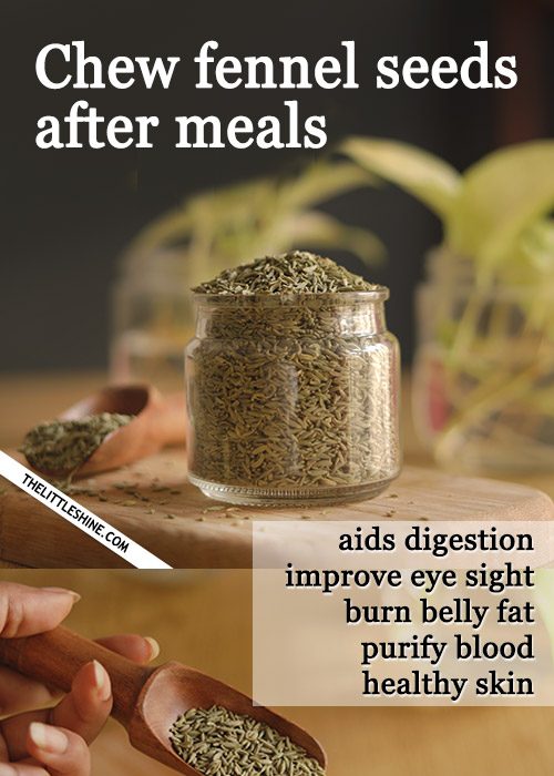 Eating Fennel Seeds