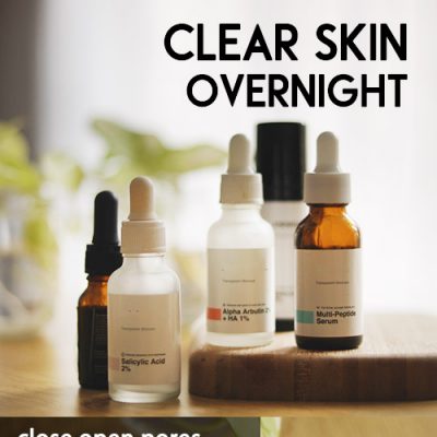 CLEAR SKIN OVERNIGHT WITH THESE AMAZING INGREDIENTS