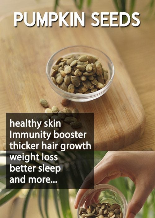 Pumpkin Seeds for hair growth, weight loss, good sleep and more