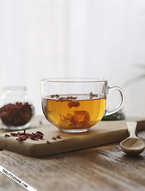 Rose Tea Recipe for clear skin