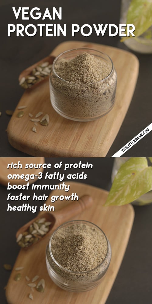 ALL NATURAL VEGAN PROTEIN POWDER RECIPE WITH SEEDS