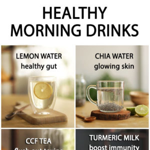 HEALTHY MORNING DRINKS