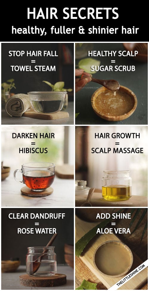 Simple Secrets to Healthier, Fuller and Shinier Hair naturally