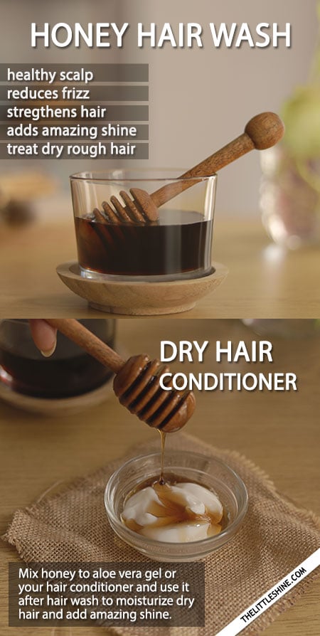 WASH HAIR WITH HONEY