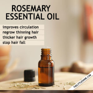 ROSEMARY ESSENTIAL OIL TO REGROW THINNING HAIR