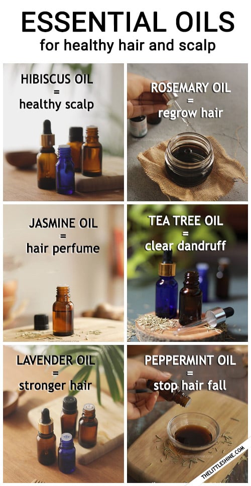 Carriers Oils to Use with Essential Oils for hair growth