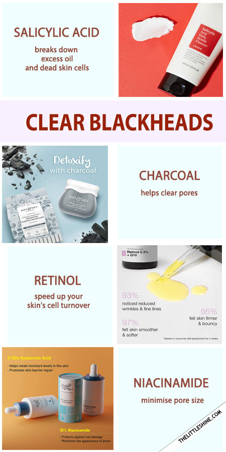BEST PRODUCTS TO CLEAR BLACKHEADS