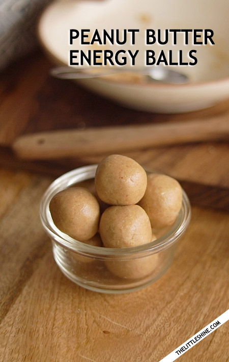 PEANUT BUTTER ENERGY BALLS recipe with video