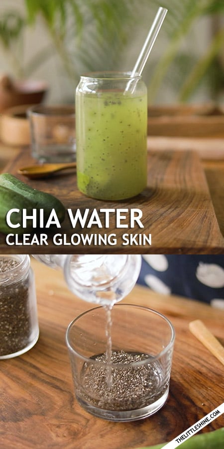 Glowing skin Chia Water Recipe