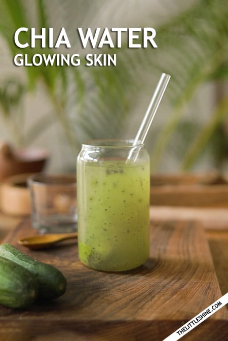 Glowing skin Chia Water Recipe