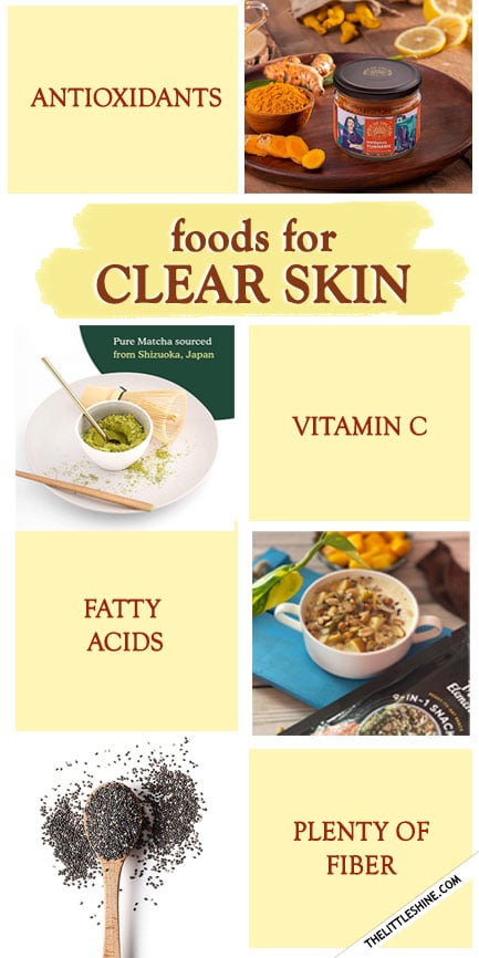 Eat The Right Food For Healthy Clear Skin